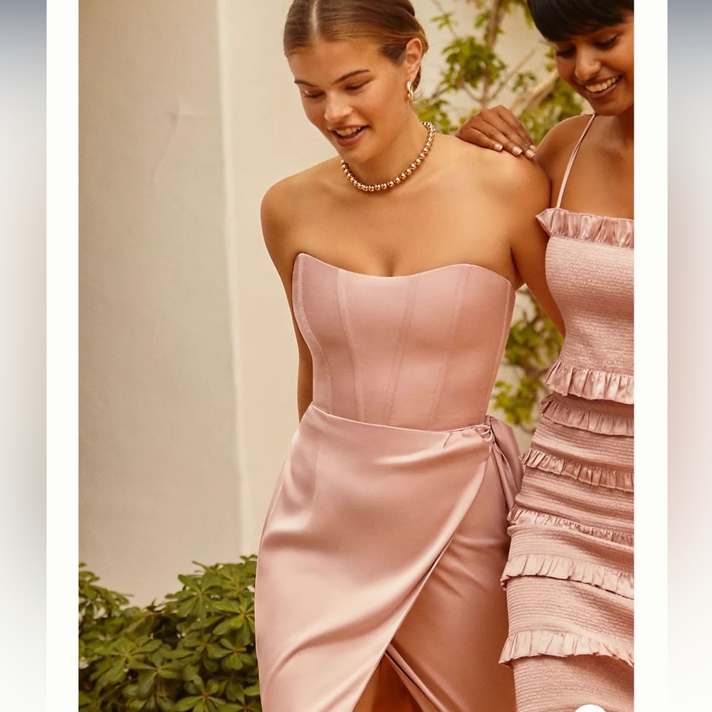 V Chapman June corset dress -pink